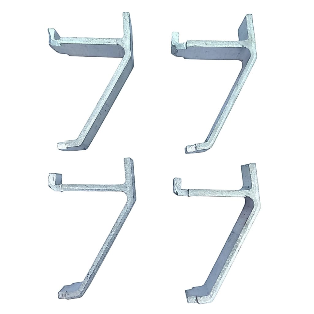 Suporte Grade Prateleira Metalfrio Original 4 Peças