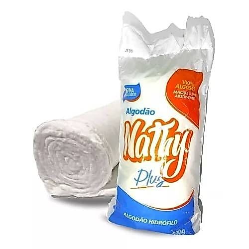 ALGODÃO HIDRÓFILO NATHY ROLO 500G