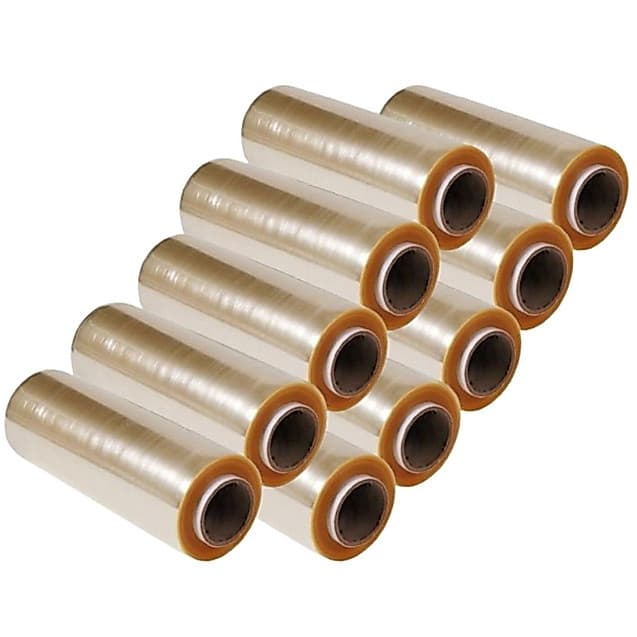 Kit 10 Rolo Bobina Plastico De Filme Pvc 28cm X 100 Metros