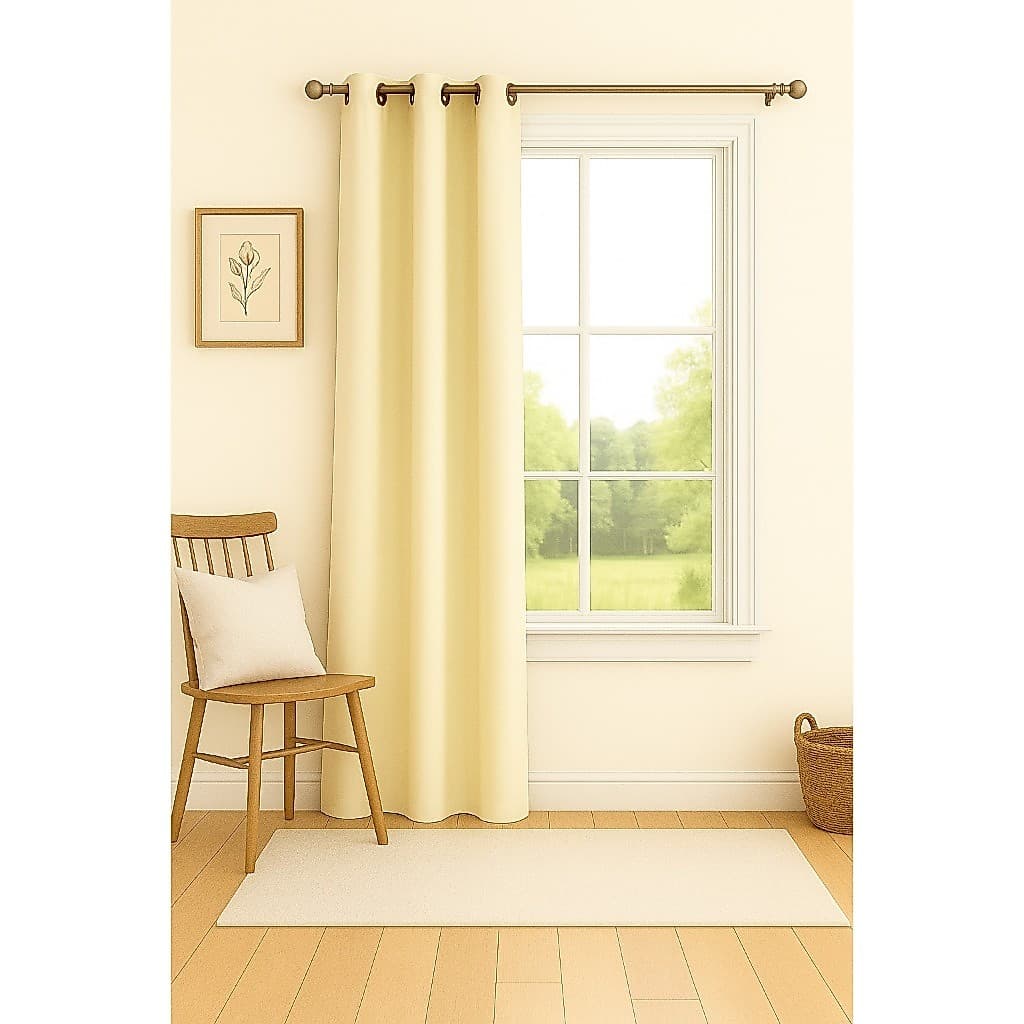 Cortina Blackout PVC 1,40 M X 2,30 M Longa Para Porta de Quarto E Sala
