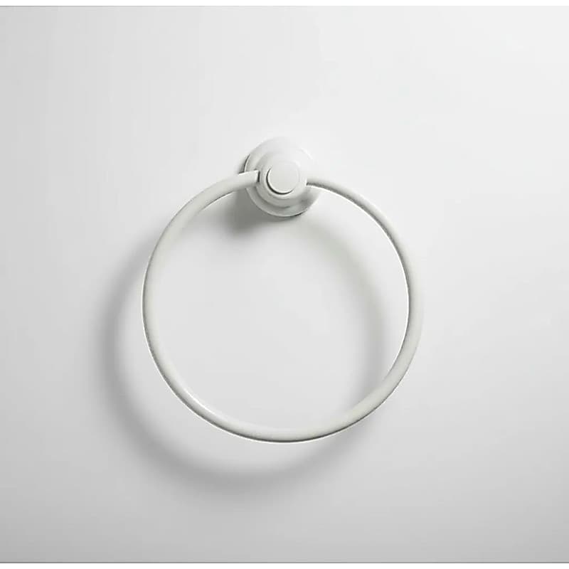 PORTA TOALHA DE ROSTO BRANCO BANHEIRO ELEGANTE✨