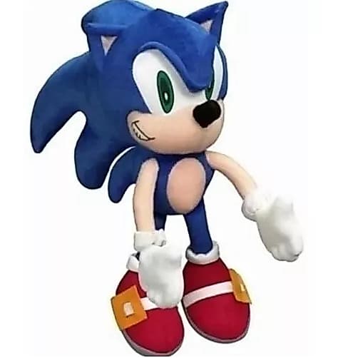 Boneco Infatil Pelúcia Sonic 45cm Grande Envio Imediato