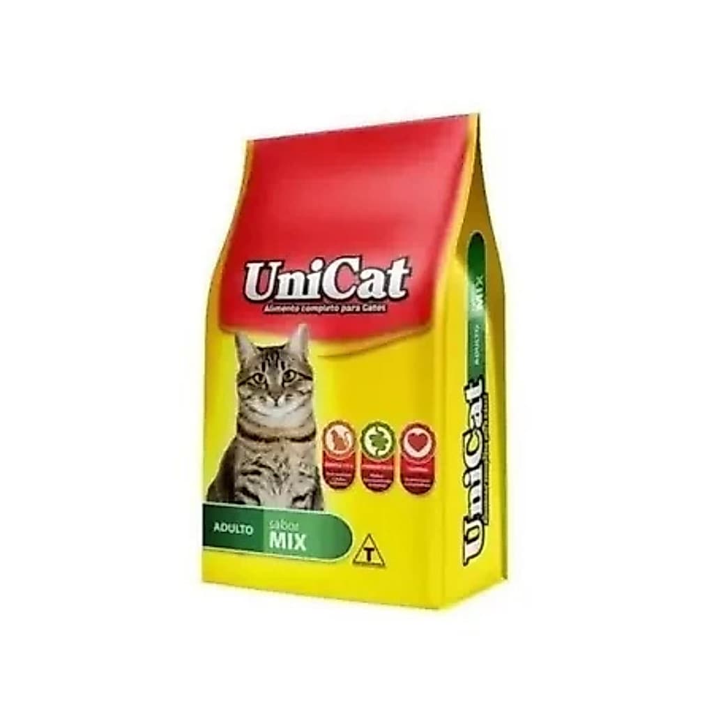 Ração racao Gato UNICAT 10 kg Mix(COLORIDA)