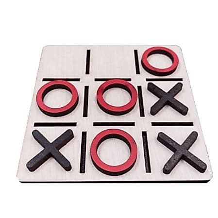 KIT 5 UNIDADES JOGO / Jogo Da Velha 10x10 PINTADO