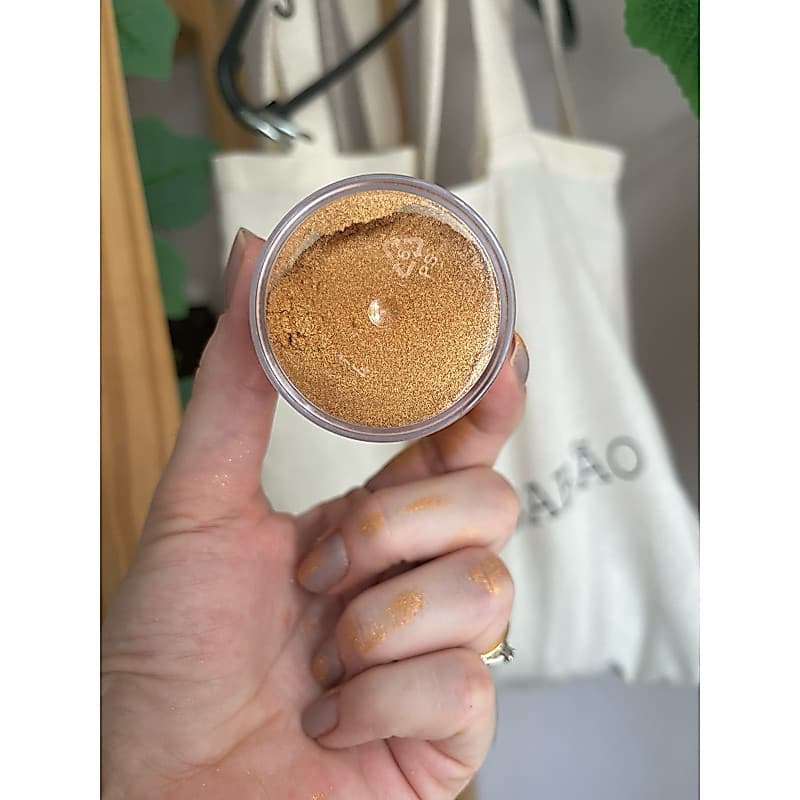 Mica dourada”Ouro Velho”-10g