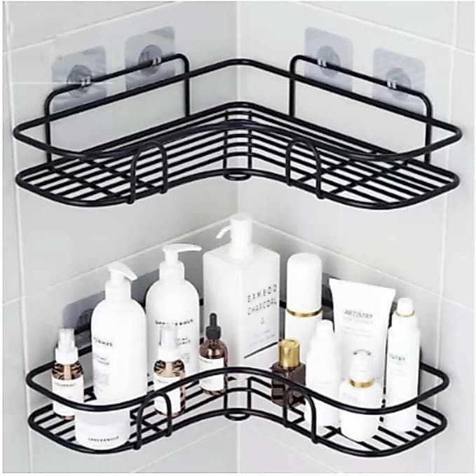Prateleiras Suporte Com Alto Adesivos Para Parede Banheiro Cozinha lavanderia Shampoo