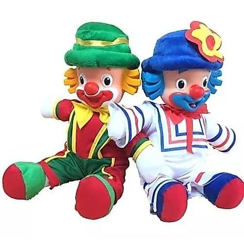 Kit com 2 Bonecos Patati E Patatá Pronta Entrega Promoção Infantil . Verde-escuro ou branco com azul