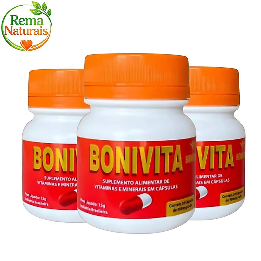 Kit 6 Bonivita Original 500mg