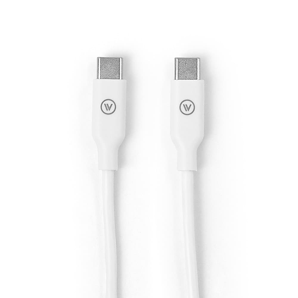 Cabo USB-C para USB-C Branco | iWill Essencial
