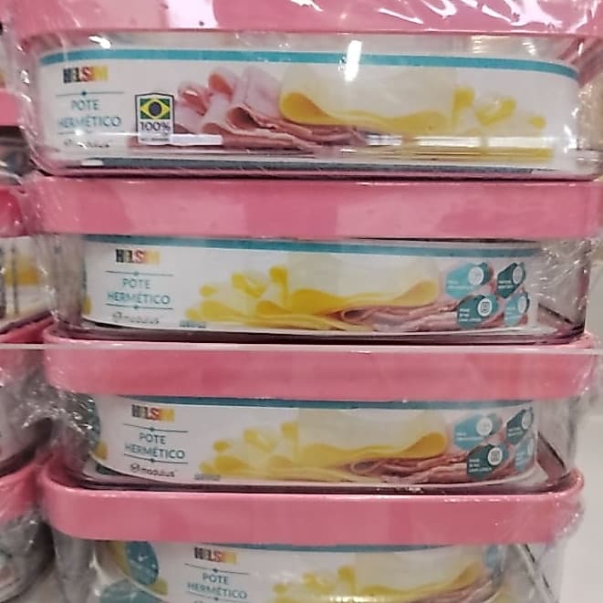 Porta Frios Hermético 1100ml Helsim .