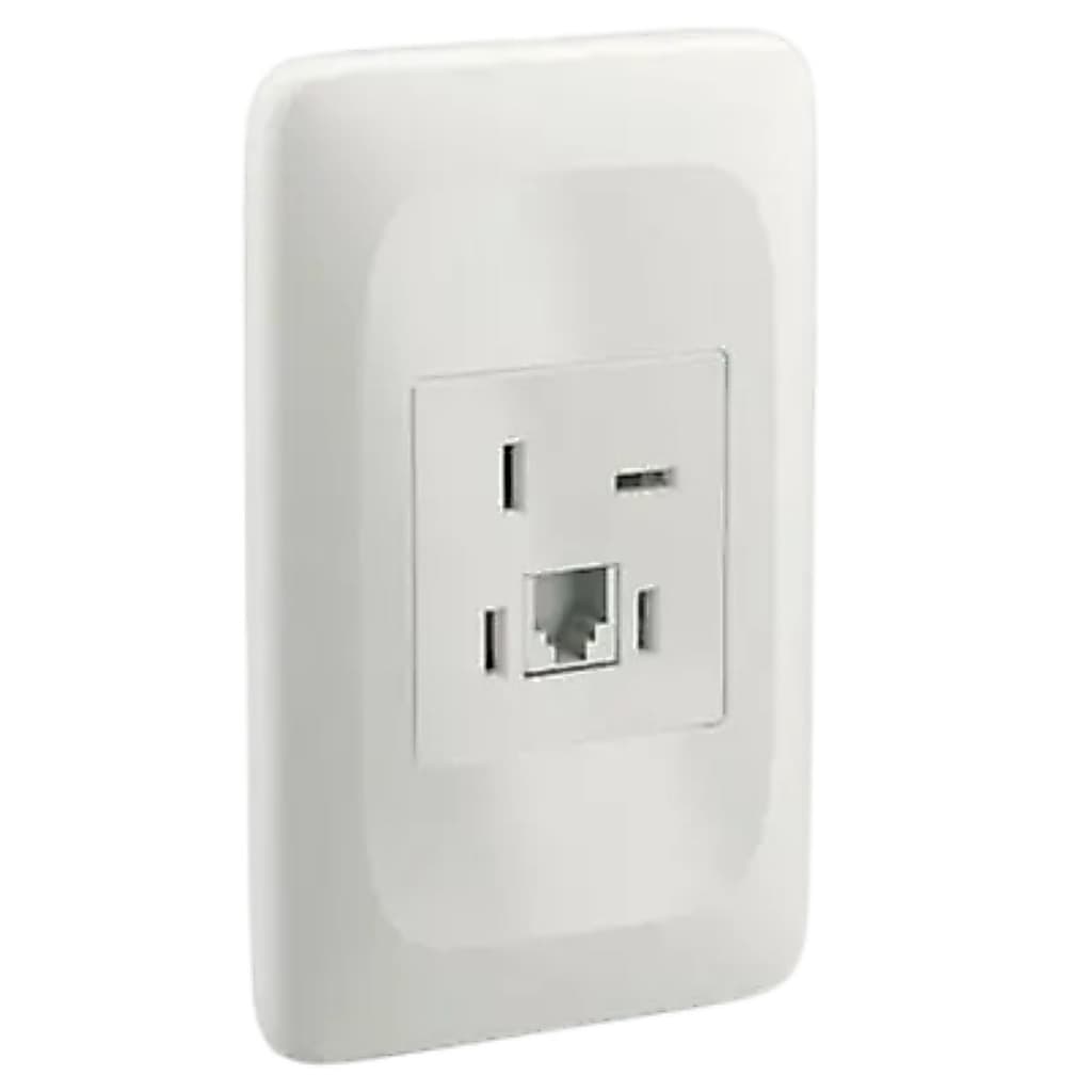 Telebras Tomada Telefone Antigo Rj114x2 Lorenzetti