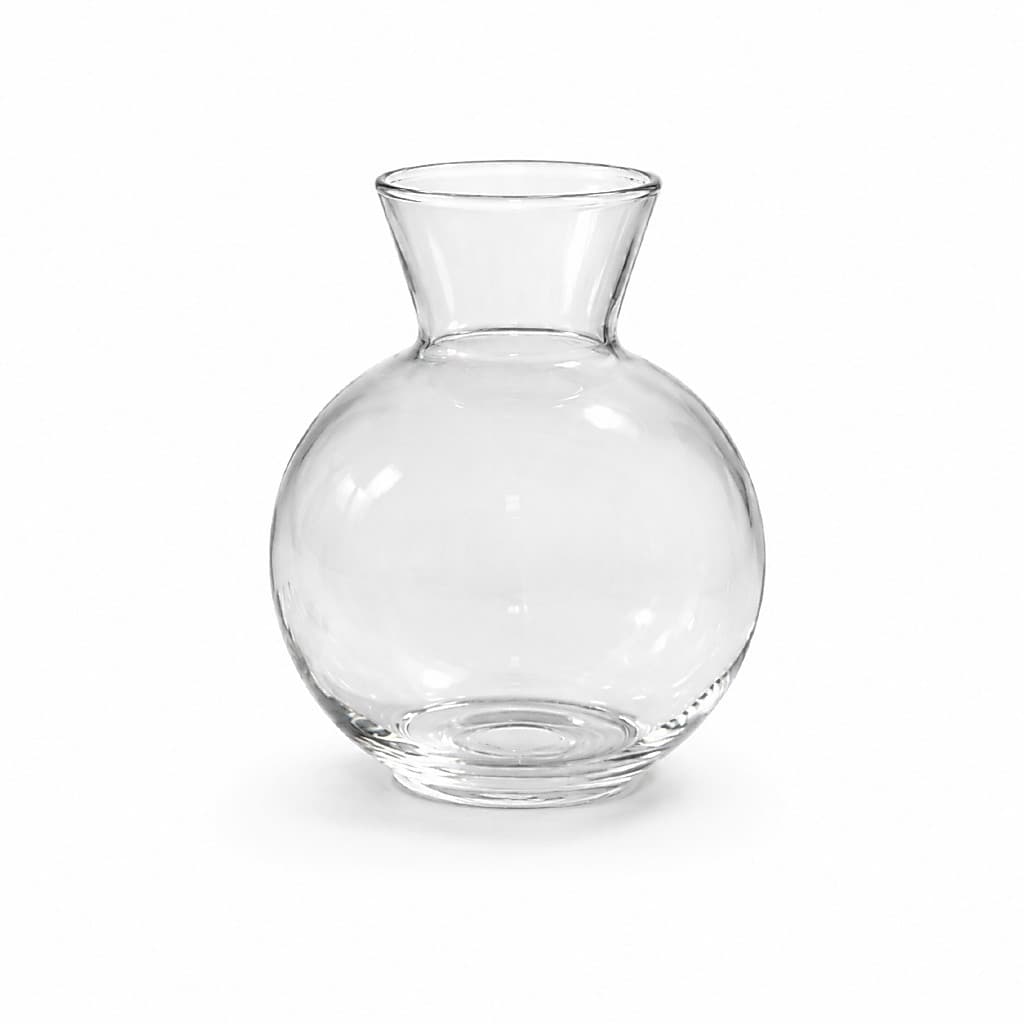 Vaso de Vidro Singapura Liso Decorativo Elegante – Ideal para Presente e Decoração