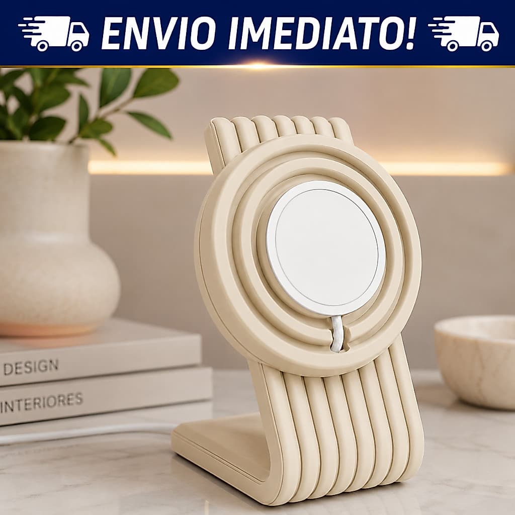 suporte magsafe, suporte iphone, suporte samsung, suporte carregador indução, base magsafe, suporte celular mesa,MagSafe