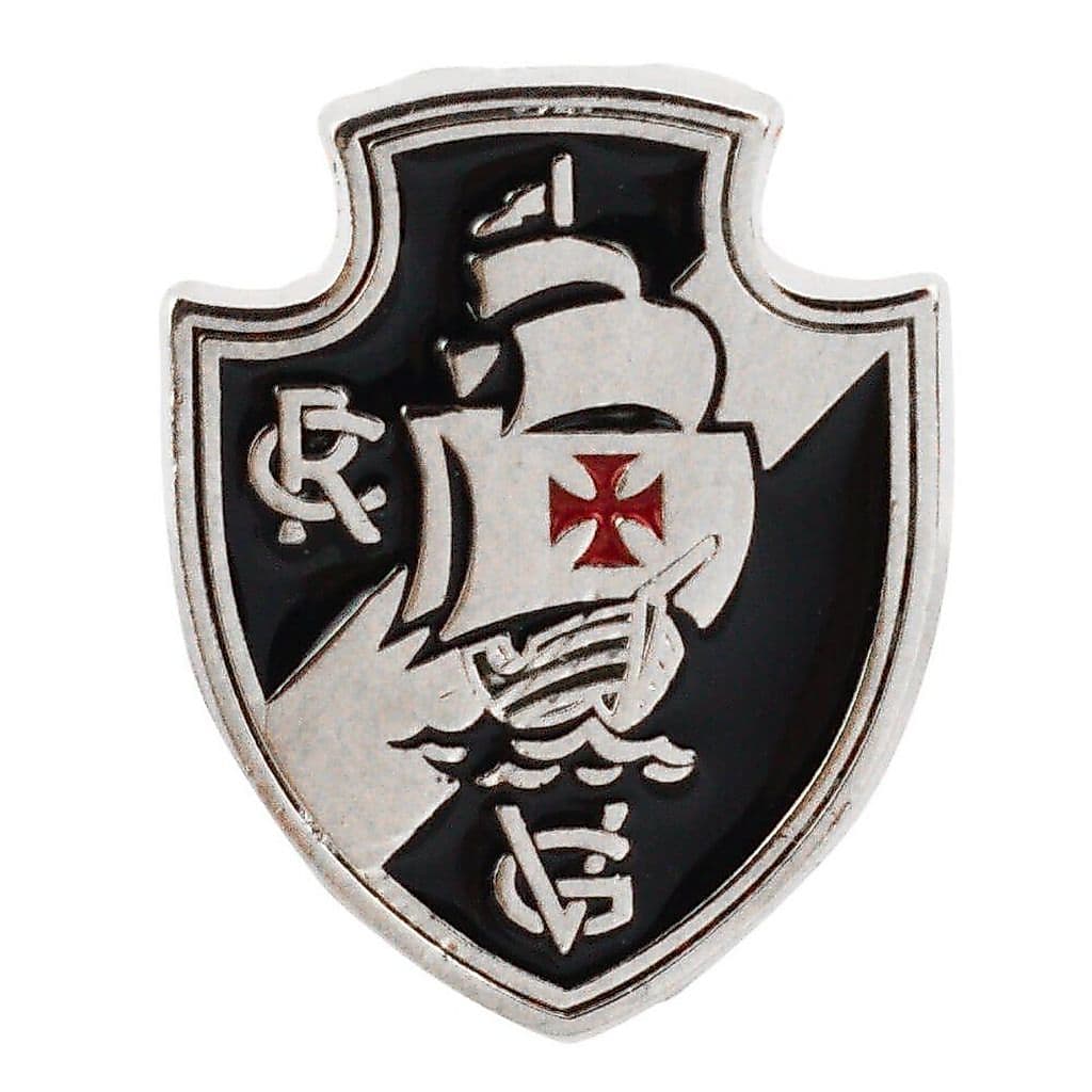 Broche Botton Pin Metal Escudo Time 2.3x2cm - Vasco