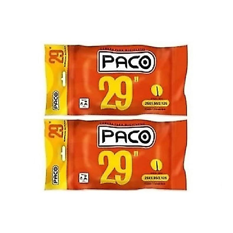 Par Câmara De Ar Paco Aro 29 Mtb Válvula Fina 48mm