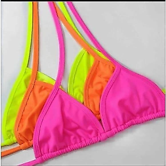 Top Biquíni Cortininha Parte de Cima Marquinha de Fita Moda Praia Verão