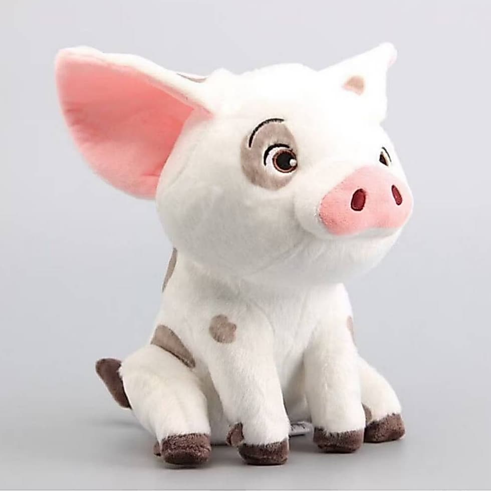 Pelúcia Antialérgica Porquinho Pua 22 CM Porco Moana Disney Infantil