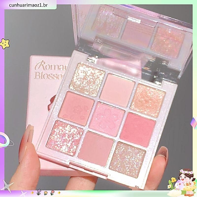 Loja Venda quente Spring Limited Cherry Blossom 9 cores paleta de sombras luz flor branca água atmosfera maquiagem baixa