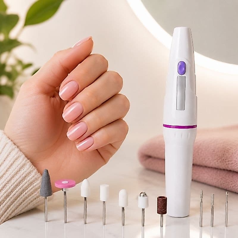 Lixa De Unha Elétrica 10 Em 1 Manicure E Pedicure