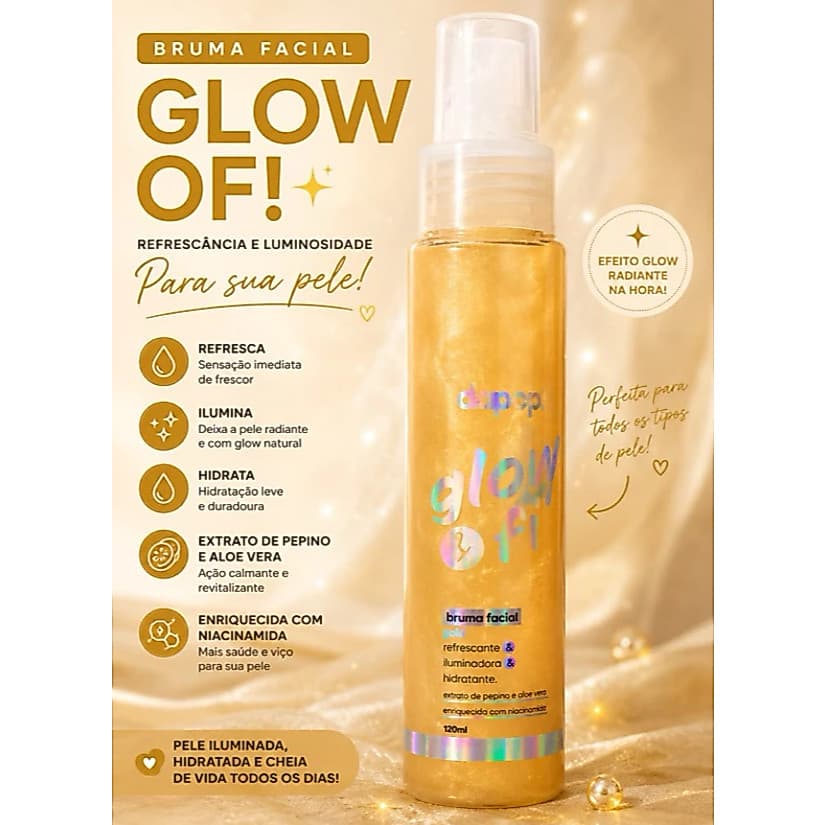 Bruma Fixadora Glow & Fix - Dapop