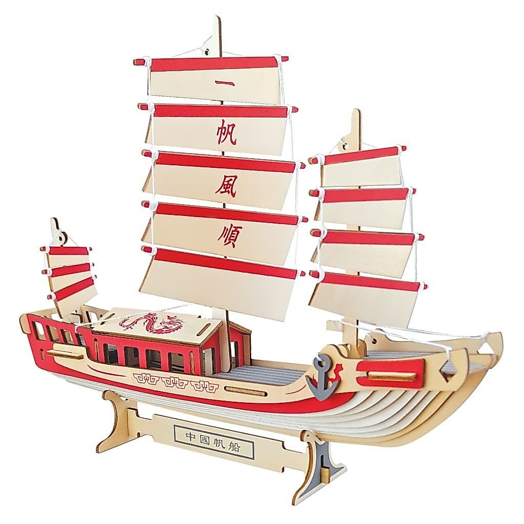 Vela suave modelo de vela chinesa modelo de madeira tridimensional artesanal montagem desenho de madeira 3D vela antiga