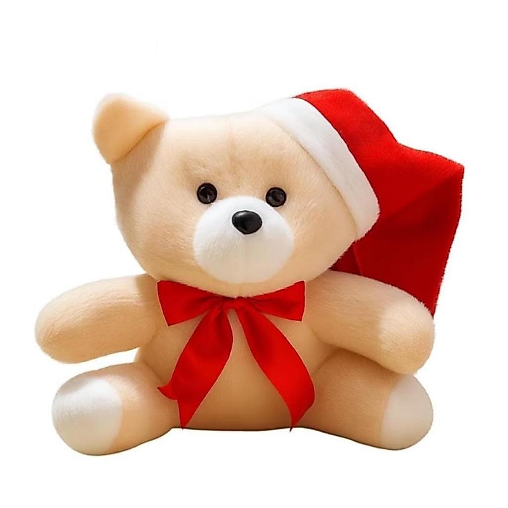Pelúcia Ursinho De Natal 20 Cm Natalino Decoração Casa Festa