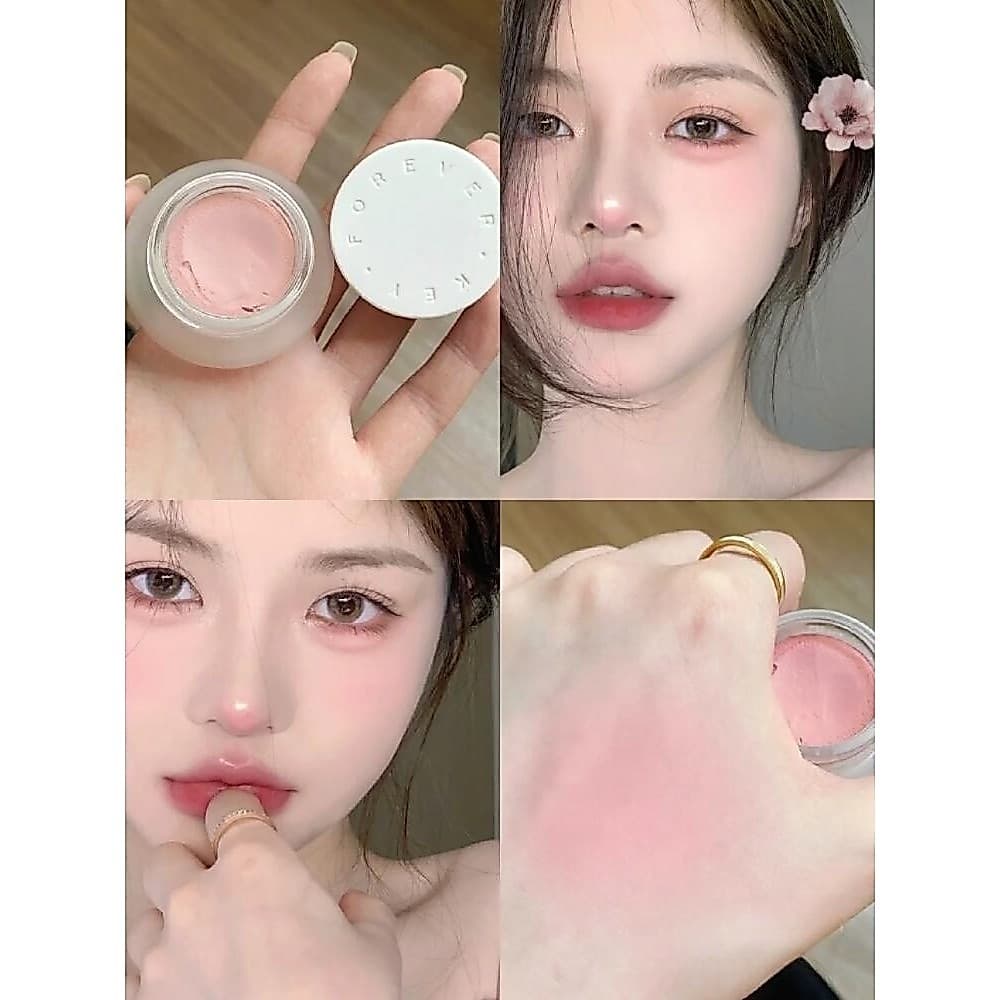 Foreverkey blush lama creme expansão psiquiatra cor Nude maquiagem Natural monocromático blush roxo puro desejo Pseudo-F
