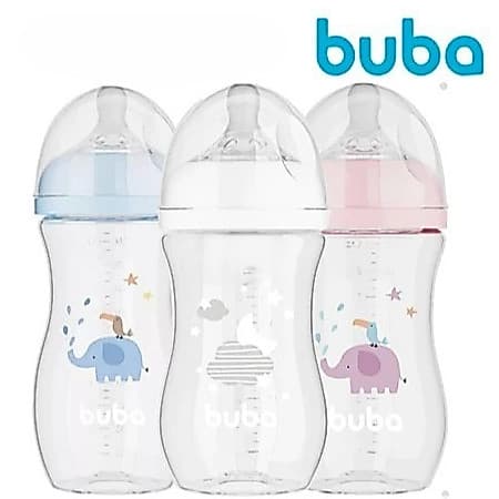 Mamadeiras Buba Anti Colica com Bico Macio 2m+ 270ml ou 330ml