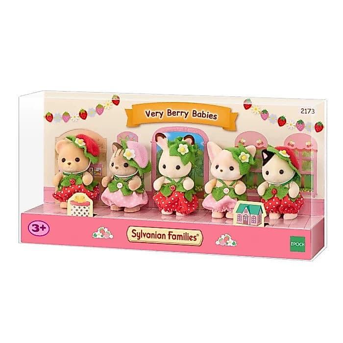Conjunto de Roupa de Morango Edição Limitada da Família Florestal - Brinquedo de Simulação para Meninas, Boneca F101 I0W