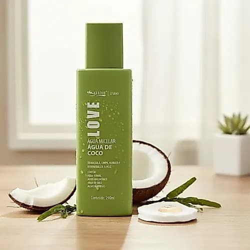 Água Micelar Max Love Agua De Coco 290ml