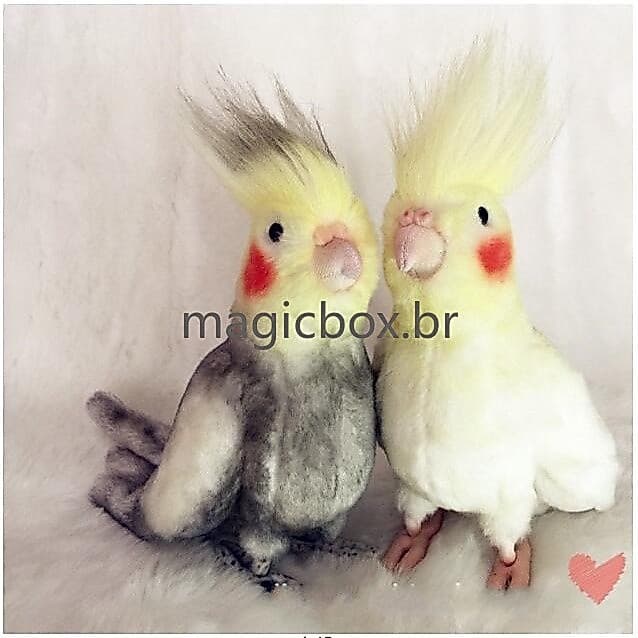 Simulação Papagaio Calopsitas Boneca De Pelúcia Brinquedo Infantil Presente Criativo Pássaro