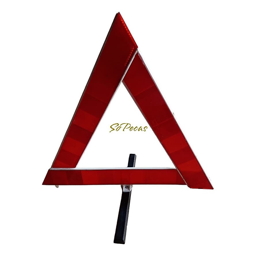 Triangulo Sinalização Cx11 Carro Segurança