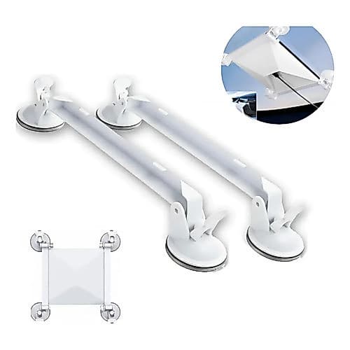 Suporte Starlink Mini Veicular 4 Ventosas Painel Para-brisa