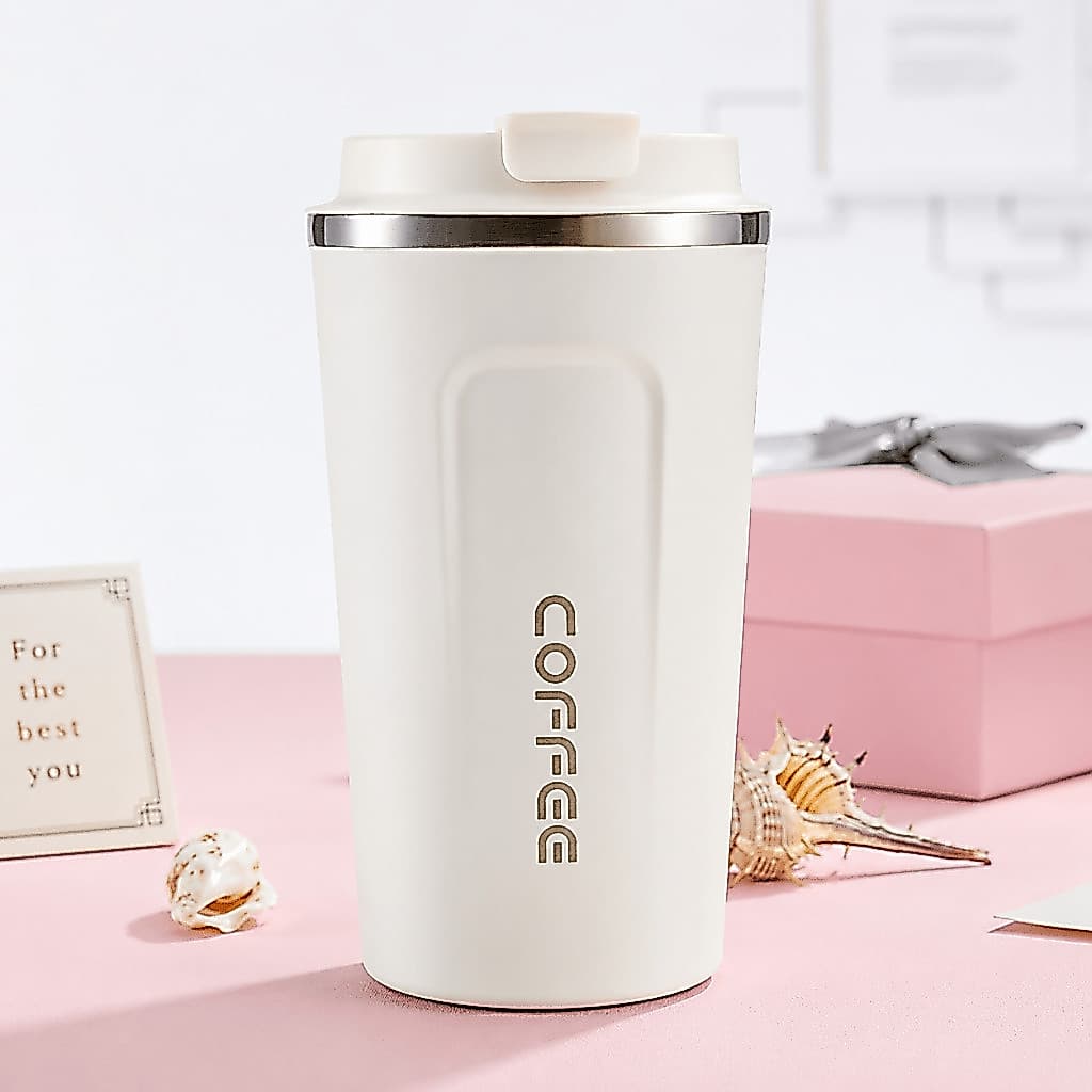 Copo Térmico em Aço Inox COFFEE – 510ML com Tampa