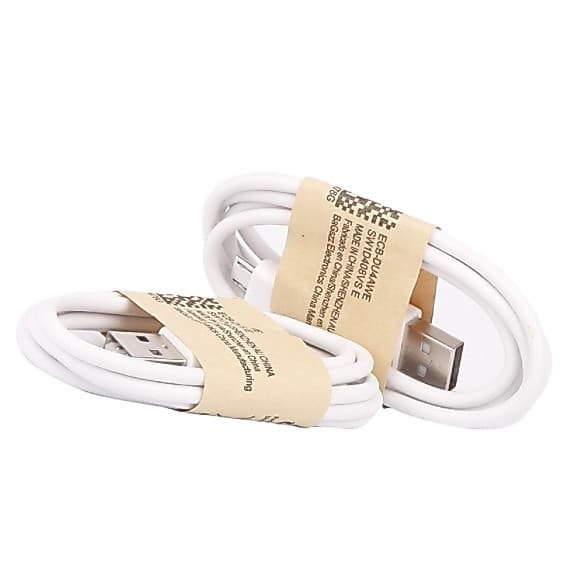 Macaron Cabo USB Branco Preto Carregador Samsung /LG/Motorola-V8 1m