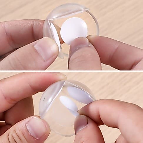 Protetor De Silicone Para Quina De Mesa/Ângulo Anticolisão Infantil /Protetor Quina De Mesa Silicone Com Adesivo Clink