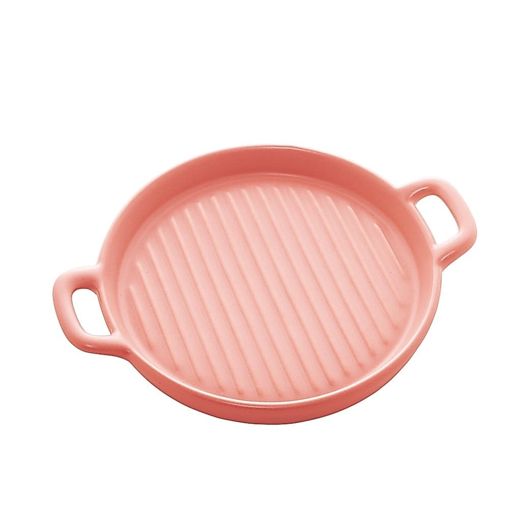 Travessa Porcelana Redonda Nordica Rosa Matt 24x19x3cm