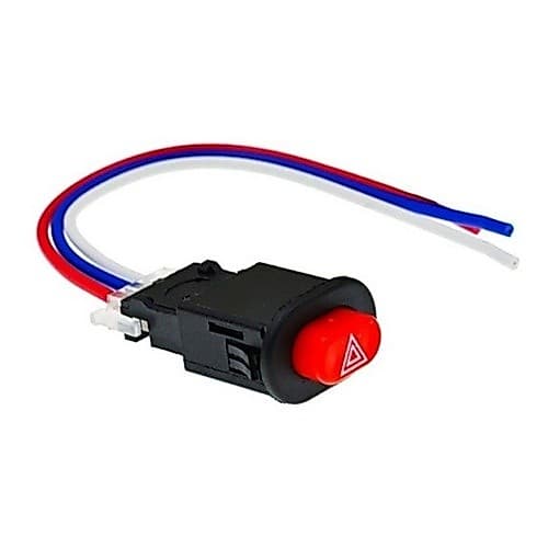 Botão Pisca Alerta Interruptor Auxiliar Moto Carro 3 Fios