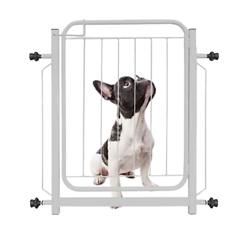 Grade Portão Pet de proteção de 68cm até 112Cm Preto ou Branco Moveraço