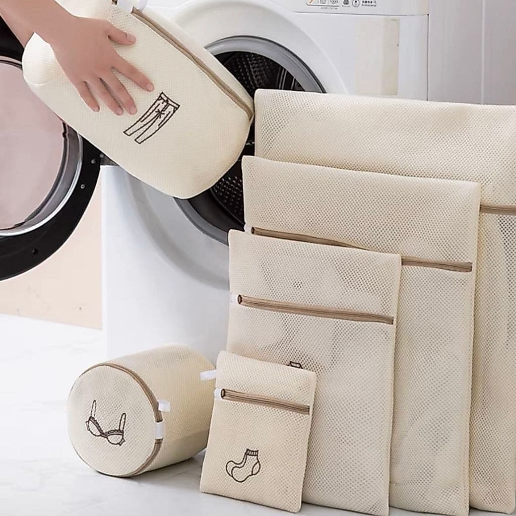 Kit De 6 Saco Protetor para Delicadas Lavagem De Roupas