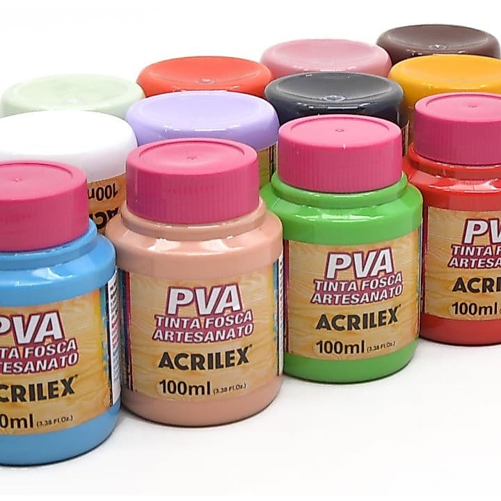 Tinta Pva Fosca Para Artesanato 100ml Acrilex - 1 Unidade