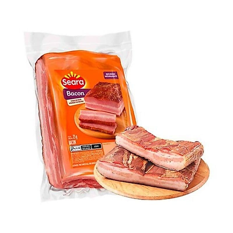 Bacon peça inteira 1kg. Promoção.