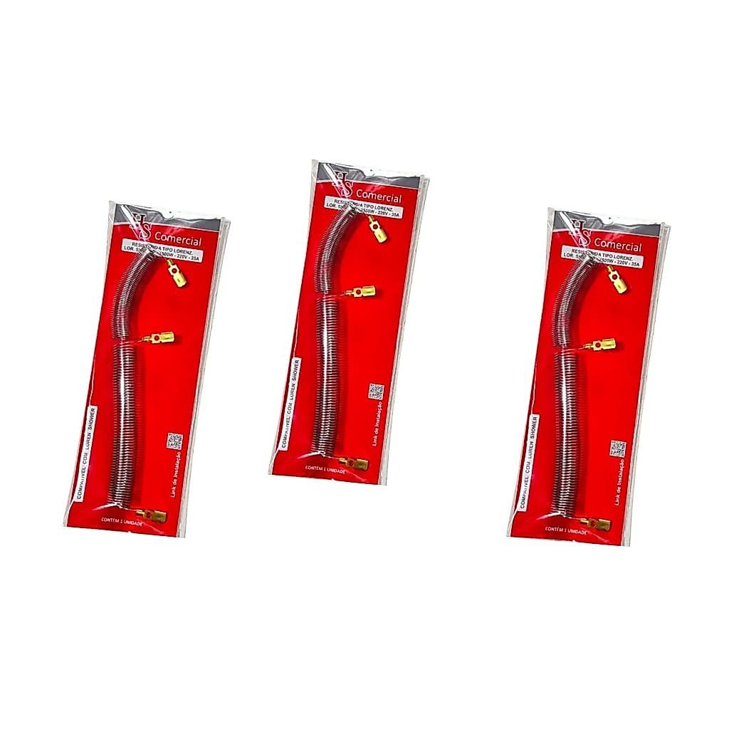 Kit 3 Resistências Loren Shower Ultra Multitemperaturas