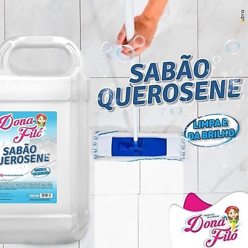 Sabão com Querosene 5L Limpeza Geral Superfície Banheiro Concentrado