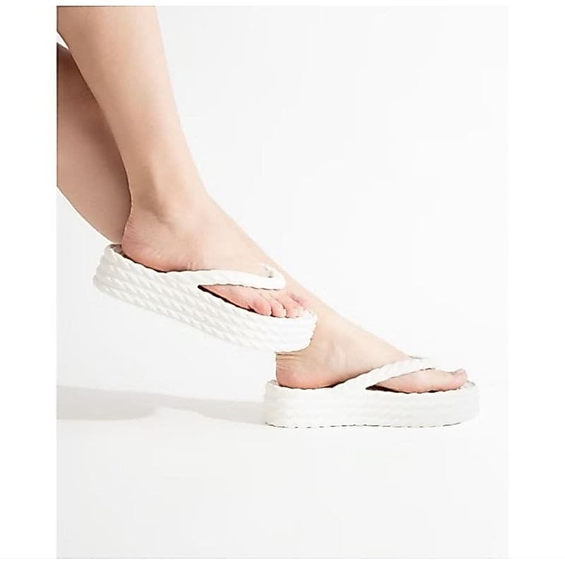 Chinelo Feminino nuvem 3 tranças antiderrapante