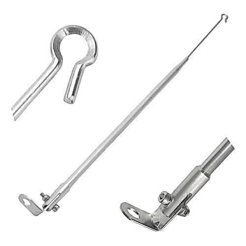 Antena Corta Pipa Moto Retrátil Anticerol Inox Retrovisor ultra visao
