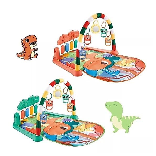 Tapete De Atividades Infantil com Piano Musical Dinossauro - Color Baby