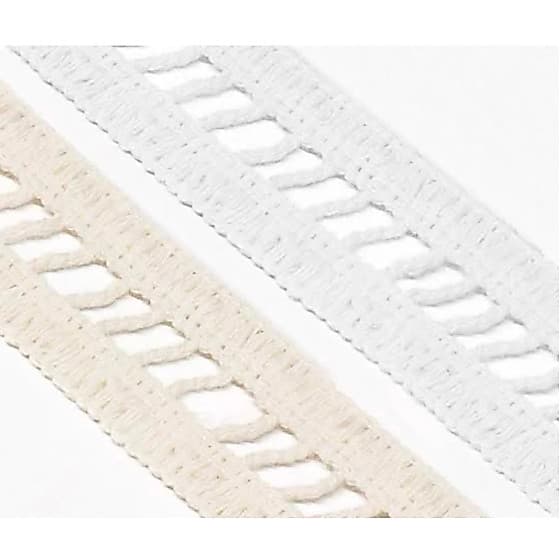 Ponto Palito de Algodão São José  Branco ou Crú 20mm com 10mts