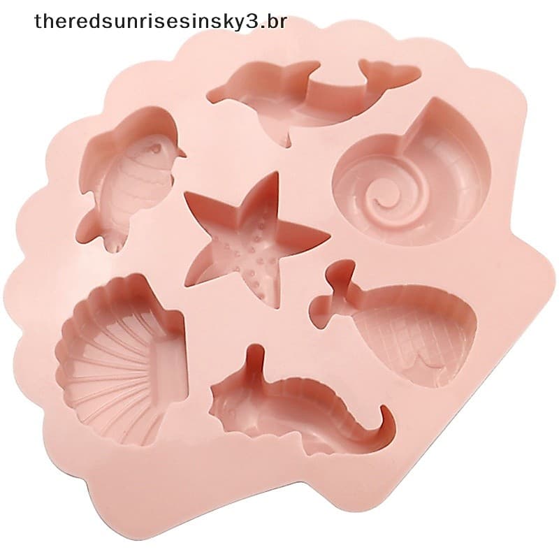 Home Criaturas Do Mar Molde De Silicone Molder Fondant Bolo De Chocolate Resina Peixe `