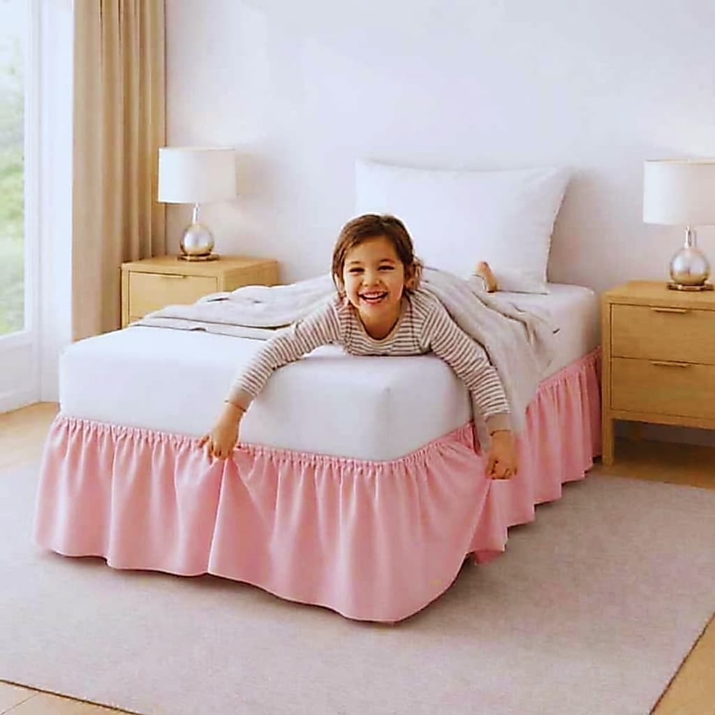 SAIA PARA CAMA BOX SOLTEIRO MICROPERCAL 400 FIOS COM ELÁSTICO
